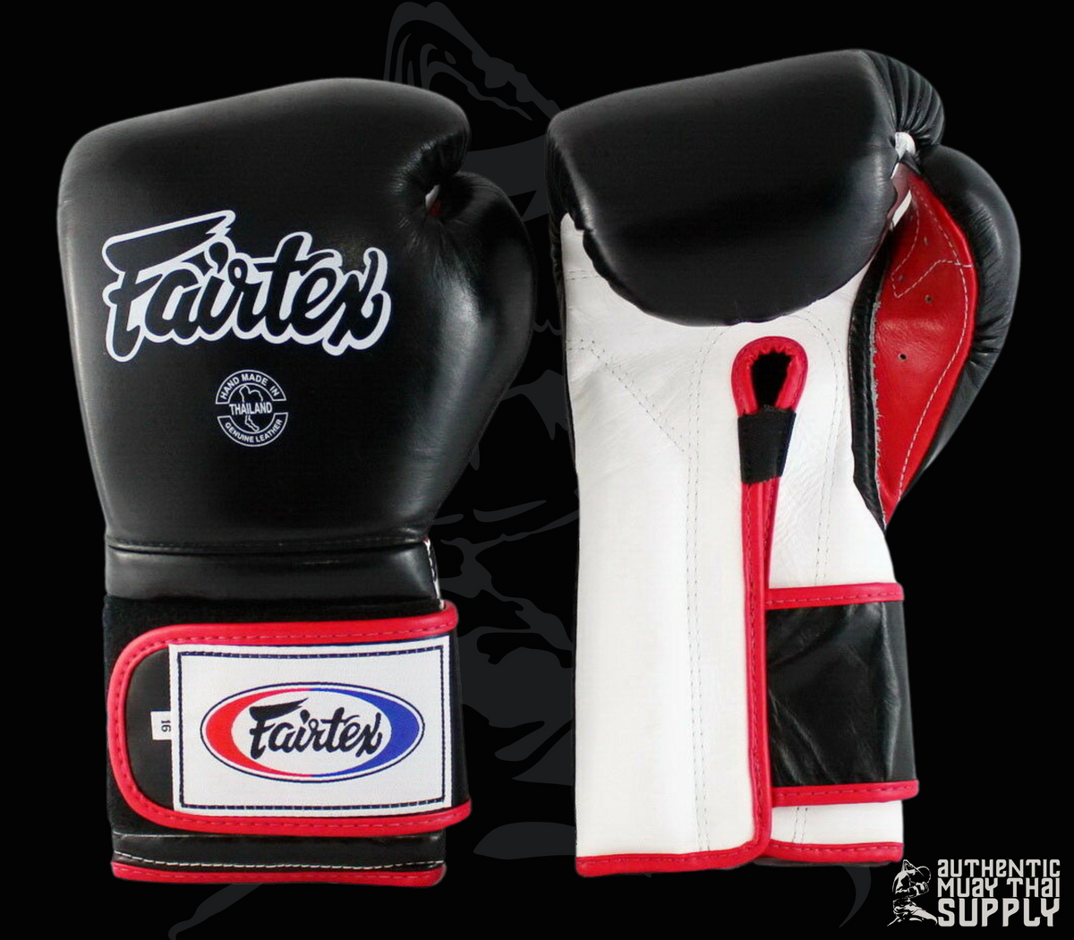 FAIRTEX® BOXING GLOVES VELCRO MEXICAN STYLE BGV9 Authentic Muay