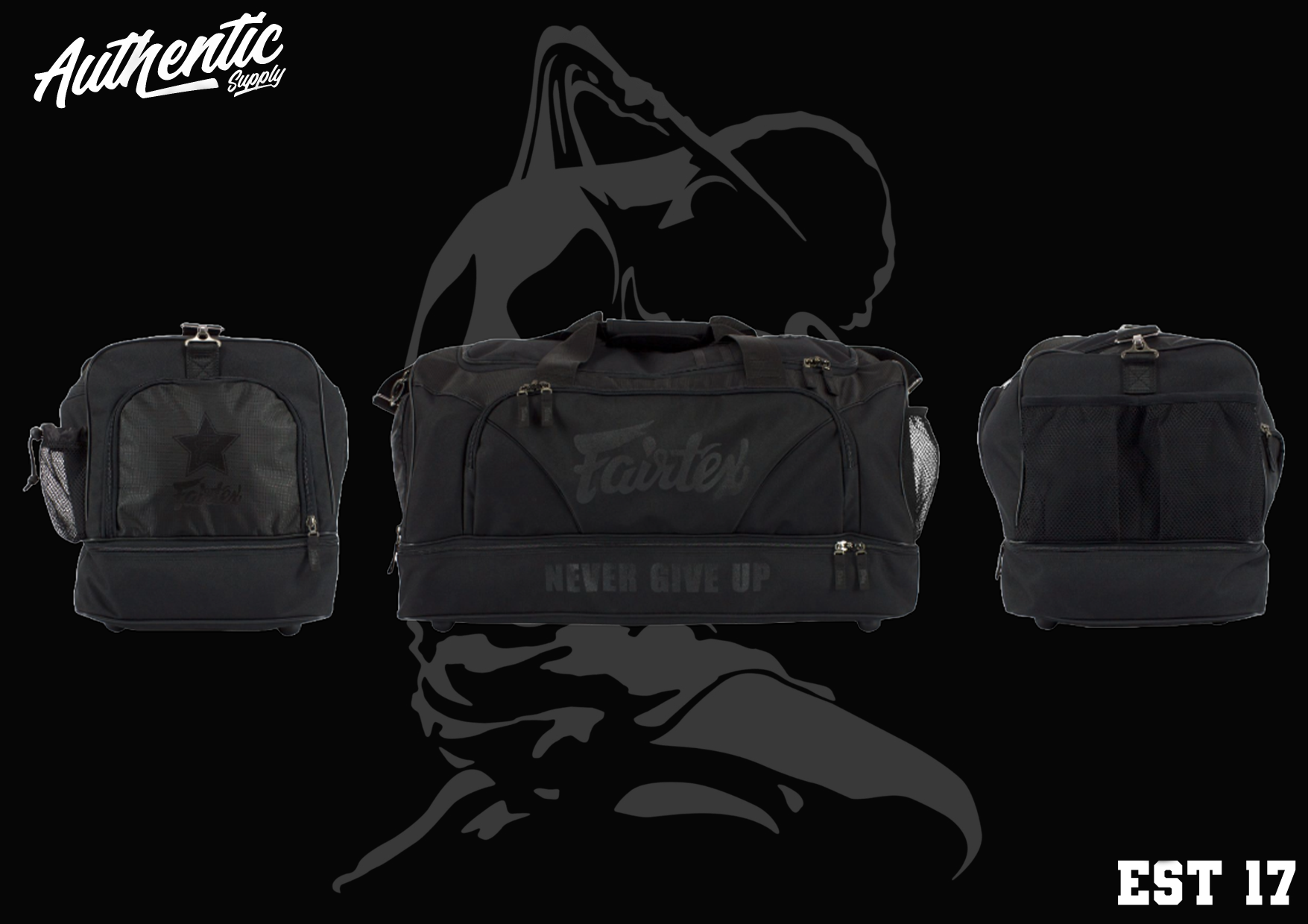 Fairtex-BAG2 Gym Bag Authentic Muay Thai Supply