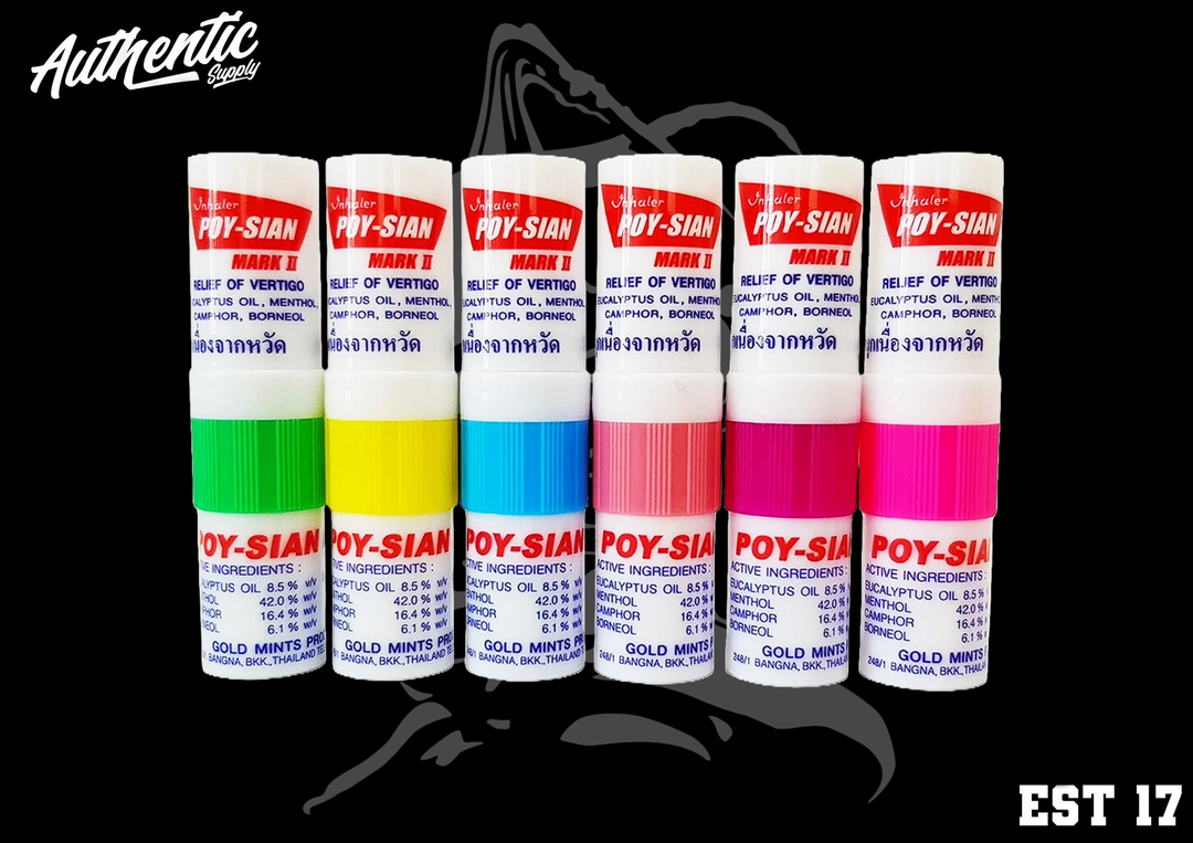 Poy-Sian Mark II Menthol Inhaler Authentic Muay Thai Supply