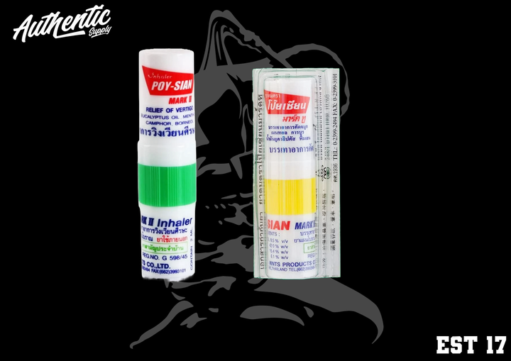 Poy-Sian Mark II Menthol Inhaler Authentic Muay Thai Supply